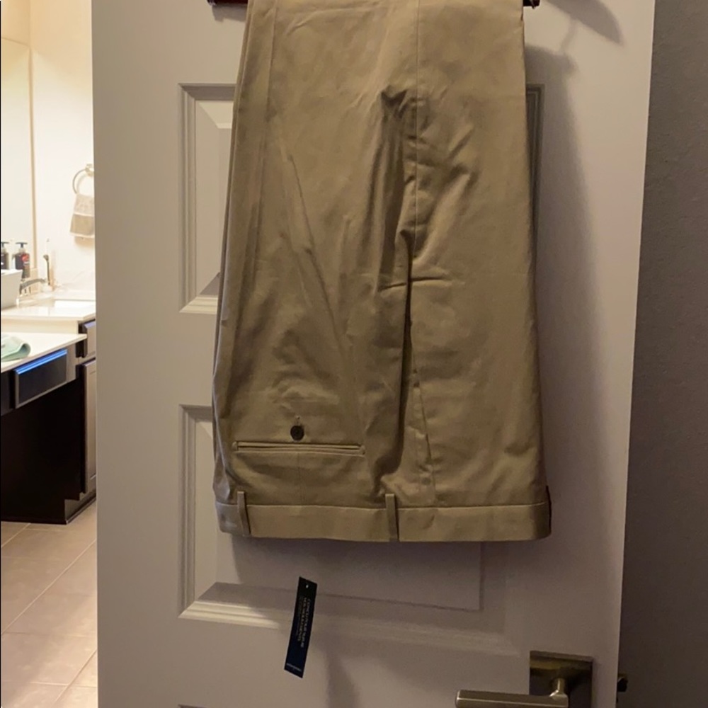 Banana Republic standard fit tan dress pants